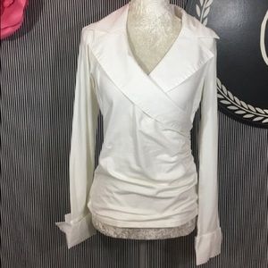 CAbi White Blouse Top
